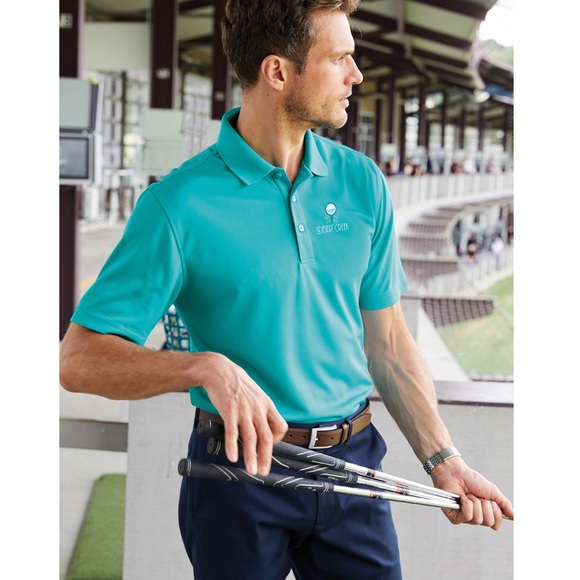 Port Authority® Mens Dry Zone® UV Micro-Mesh Polo - Picture 1 of 5